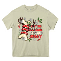 Mossy tis the season tıbıa jolly Heavy Core Tee - MaliasSmallBusiness