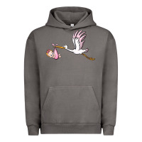Pigment Tornado stork with baby girl Urban Hoodie - BarkalooDesign