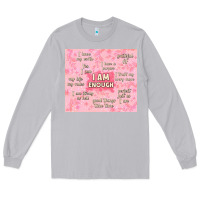 Moon Dust i am enough with glitter Long Sleeve Tee - TumblerDesignByShophia