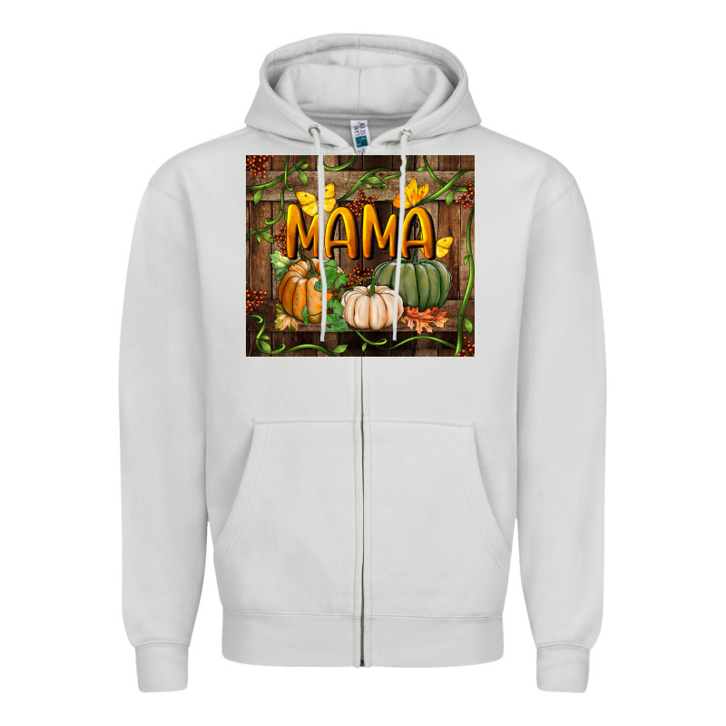 Mama Pumpkin Tumbler Zipper Hoodie by BundleAndBundleShop | Teevron