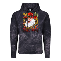 Cloud Black Cowboy Christas Santa Vintage Hoodie - NancyCooperArtShop