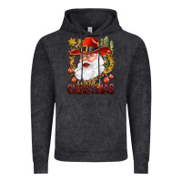 Vintage Black Cowboy Christas Santa Vintage Hoodie - NancyCooperArtShop