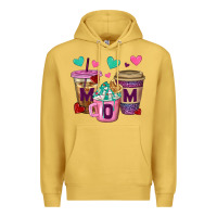 Antique Gold Western Mom Coffee Cups Premium Hoodie - BundleAndBundleShop