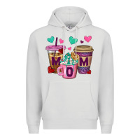 Dove Grey Western Mom Coffee Cups Premium Hoodie - BundleAndBundleShop