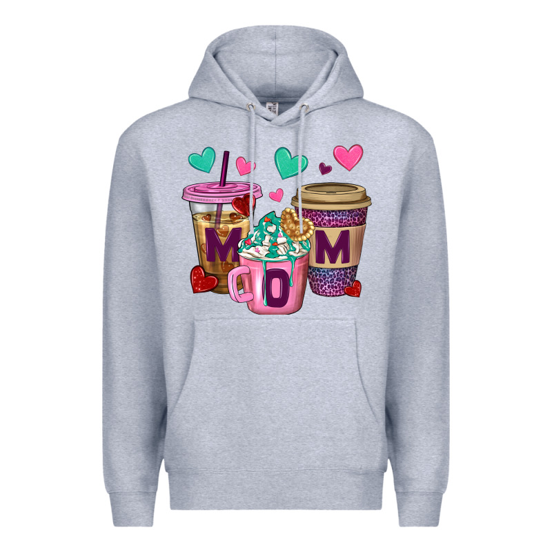 Western Mom Coffee Cups Premium Hoodie by BundleAndBundleShop | Teevron