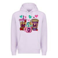 Lilac Western Mom Coffee Cups Premium Hoodie - BundleAndBundleShop