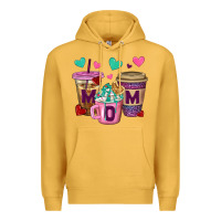 Mustard Western Mom Coffee Cups Premium Hoodie - BundleAndBundleShop