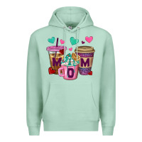Seafoam Western Mom Coffee Cups Premium Hoodie - BundleAndBundleShop