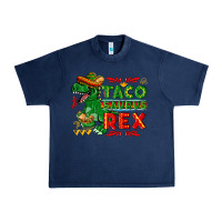 Navy Tacosaurus Rex Urban Heavy Tee - texasbilliewilder