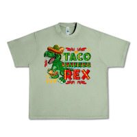 Oil Green Tacosaurus Rex Urban Heavy Tee - texasbilliewilder