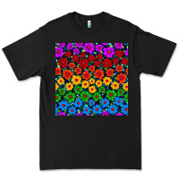 Black Pride lgbtq flowers seamless pattern Premium Tee - BundleAndBundleShop