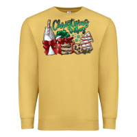 Antique Gold christmas vibes Premium Sweatshirt - SublimationCraftShop