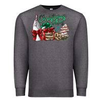 Charcoal Heather christmas vibes Premium Sweatshirt - SublimationCraftShop