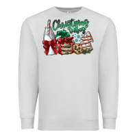 Dove Grey christmas vibes Premium Sweatshirt - SublimationCraftShop
