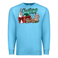 Ocean Blue christmas vibes Premium Sweatshirt - SublimationCraftShop