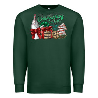 Sports Green christmas vibes Premium Sweatshirt - SublimationCraftShop