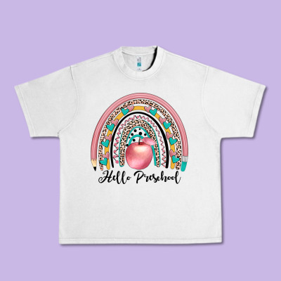 Hello Preschool Urban Heavy Tee Designed By Jahusdesignshop