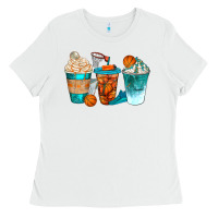 White basketball coffee cups bbs Ladies Tee - BundleAndBundleShop