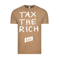 Vintage Coffee aoc tax the rich Vintage Tee - baoMotion