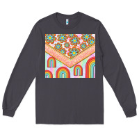 Smoke hippie rainbow and daisy Long Sleeve Tee - TumblerDesignByShophia