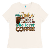 Bone just a girl who loves coffee Ladies Tee - BundleAndBundleShop