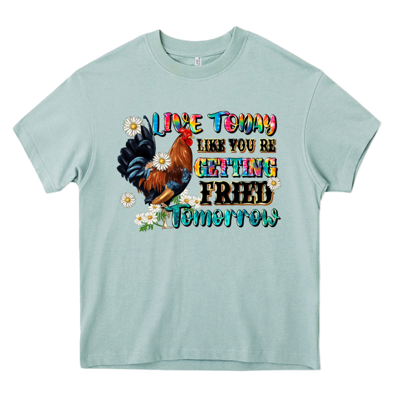Live Today Like Fried Tomorrow Heavy Core Tee by JahusDesignShop | Teevron