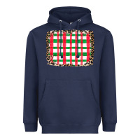 Navy Christmas Pattern Heavyweight Hoodie - CowhideDigitalArt