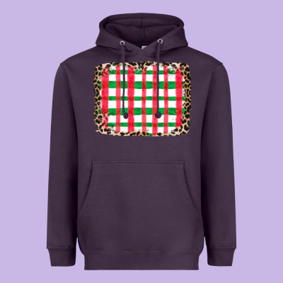 Christmas Pattern Heavyweight Hoodie Designed By Cowhidedigitalart