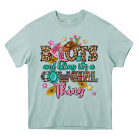 Arona boots and bling it's a cowgirl thing Heavy Core Tee - MaliasSmallBusiness