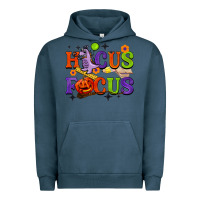 Pigment Midnight Navy hocus focus halloween teacher Urban Hoodie - BarkalooDesign