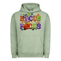 Pigment Oil Green hocus focus halloween teacher Urban Hoodie - BarkalooDesign