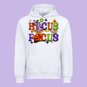 Hocus Focus Halloween Teacher Urban Hoodie Designed By Barkaloodesign