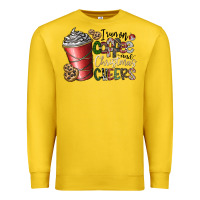 Lemon I Run On Coffee And Christmas Cheers Premium Sweatshirt - CowhideDigitalArt