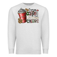 Oatmeal Heather I Run On Coffee And Christmas Cheers Premium Sweatshirt - CowhideDigitalArt