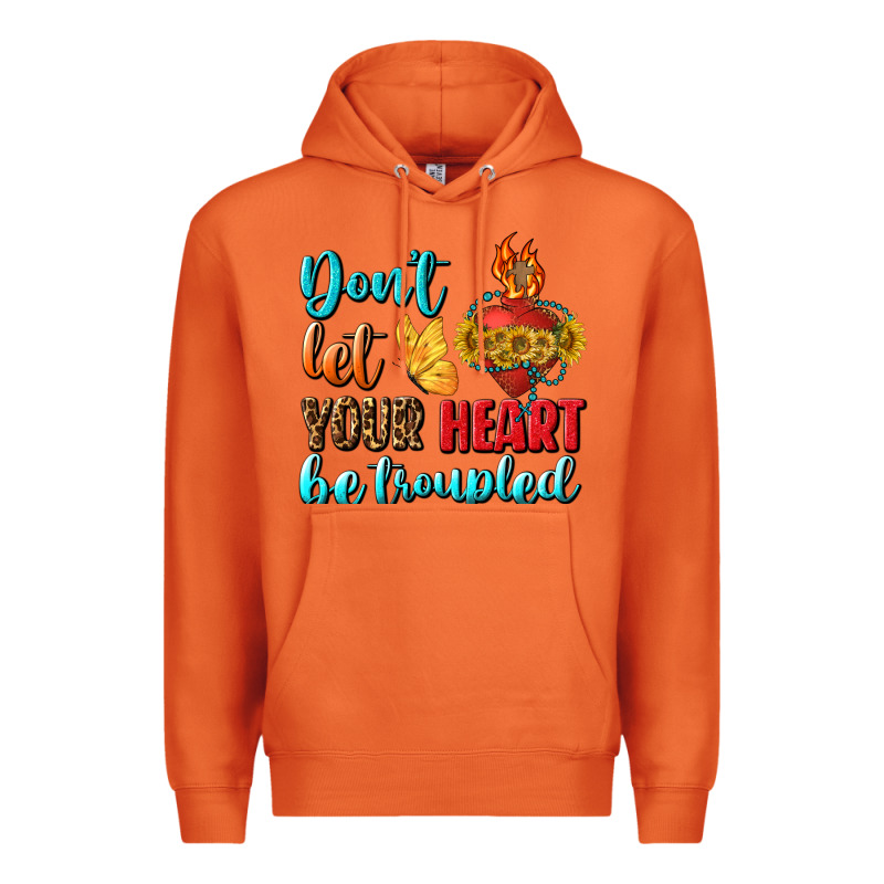 Don't Let Your Heart Be Troupled Premium Hoodie by BundleAndBundleShop | Teevron
