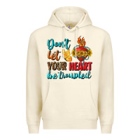 Sandshell Don't Let Your Heart Be Troupled Premium Hoodie - BundleAndBundleShop