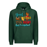 Sports Green Don't Let Your Heart Be Troupled Premium Hoodie - BundleAndBundleShop