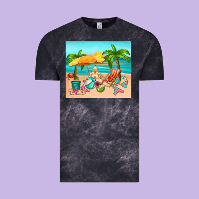 Summer Vintage Tee Designed By Ranaportraitstore