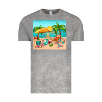 Cloud Rock summer Vintage Tee - RanaPortraitStore