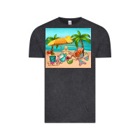 Vintage Black summer Vintage Tee - RanaPortraitStore