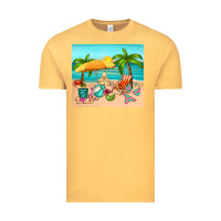 Vintage Mustard summer Vintage Tee - RanaPortraitStore