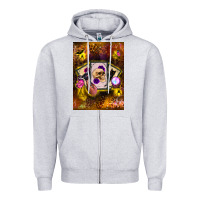Heather Grey tarot cards Zipper Hoodie - BundleAndBundleShop