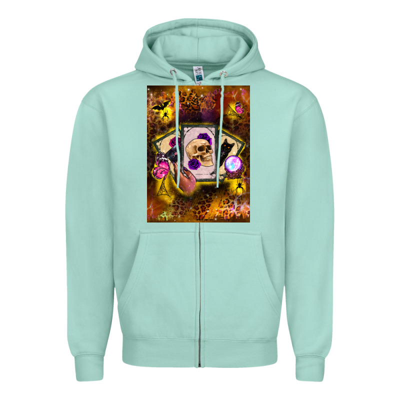 Tarot Cards Zipper Hoodie by BundleAndBundleShop | Teevron