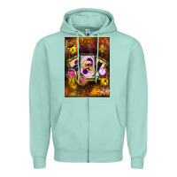 Seafoam tarot cards Zipper Hoodie - BundleAndBundleShop