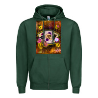Sports Green tarot cards Zipper Hoodie - BundleAndBundleShop
