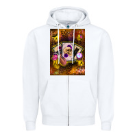 White tarot cards Zipper Hoodie - BundleAndBundleShop