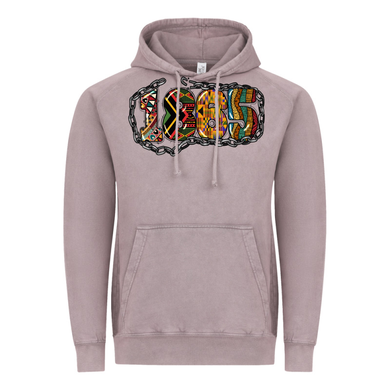 1865 Juneteenth Vintage Hoodie by NancyCooperArtShop | Teevron