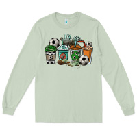 Matcha Soccer coffee cups Long Sleeve Tee - HowdyJamesFarm