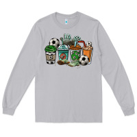 Moon Dust Soccer coffee cups Long Sleeve Tee - HowdyJamesFarm