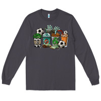 Smoke Soccer coffee cups Long Sleeve Tee - HowdyJamesFarm
